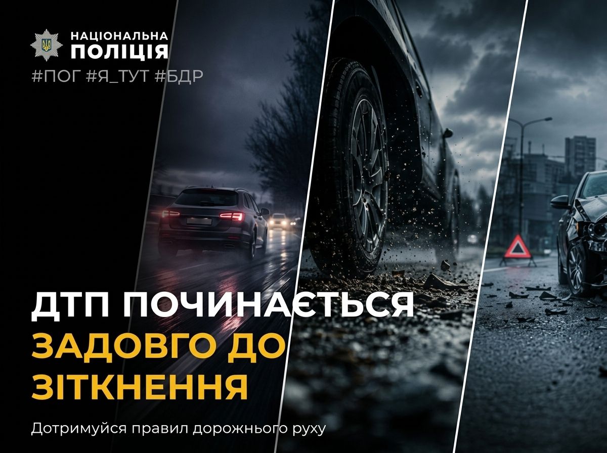 Безпека на дорозі — це рішення, яке ви приймаєте ще ДО початку поїздки!