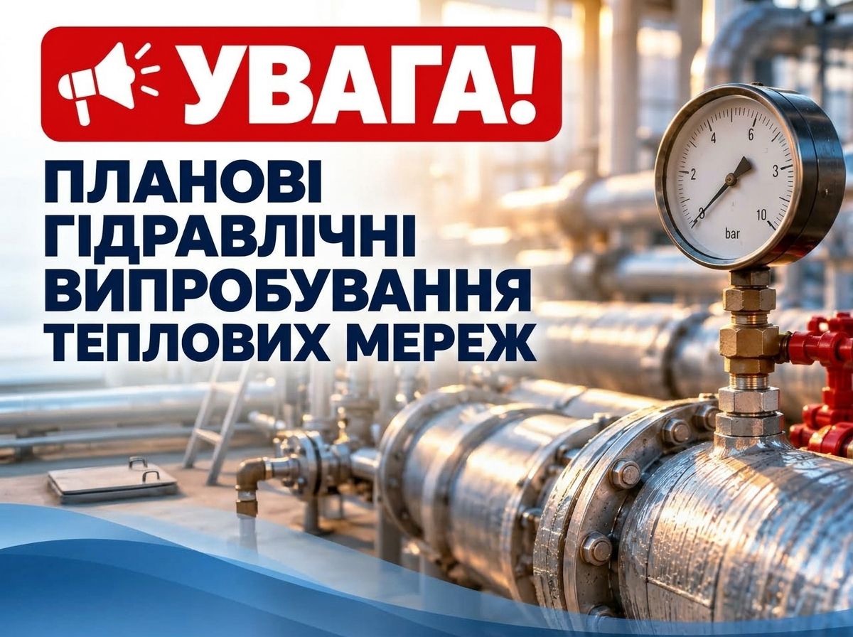Планові гідравлічні випробовування тепломереж