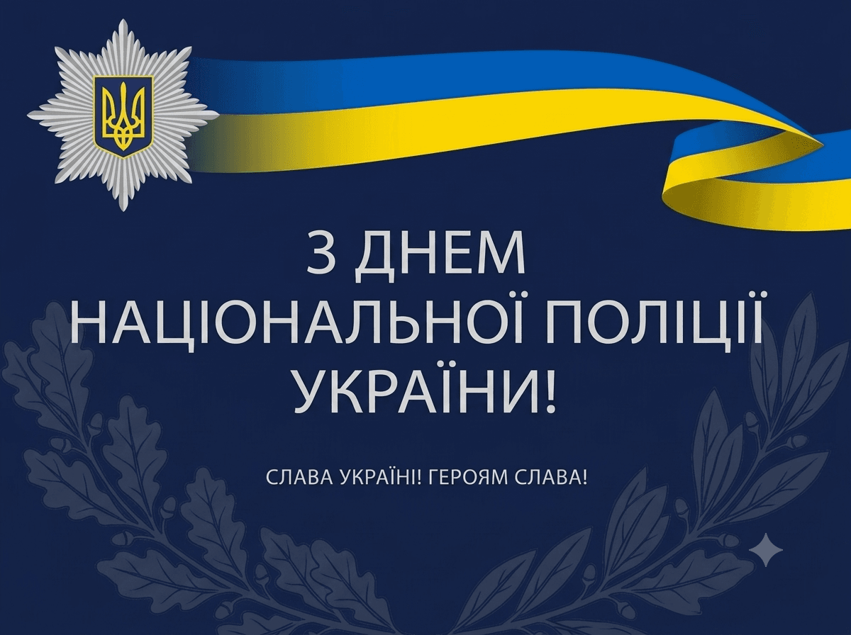 З Днем Національної поліції України