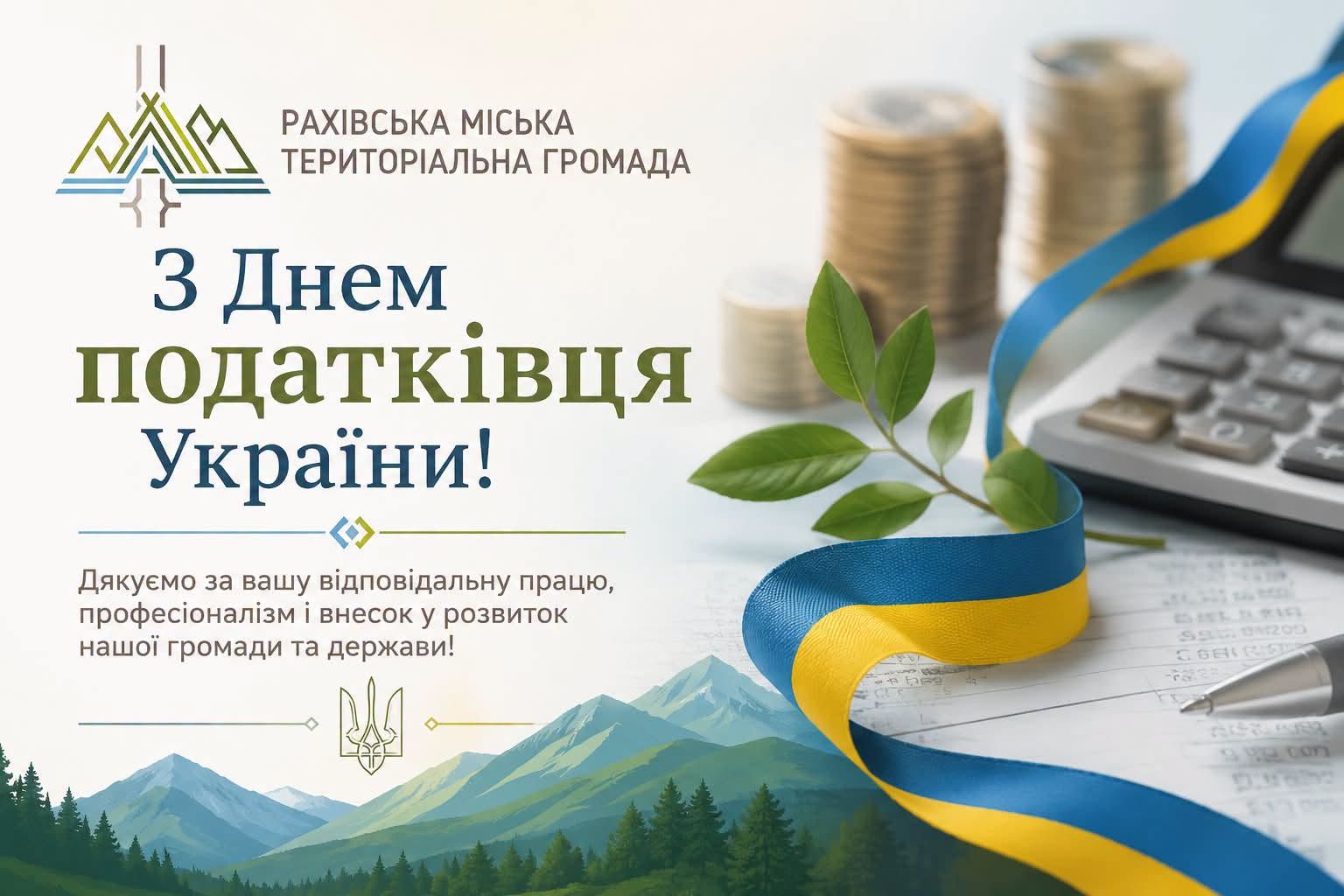 Вітання із Днем податківця України